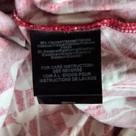 Mexx Red & White Floral Skirt - size S - Picture 7 of 8